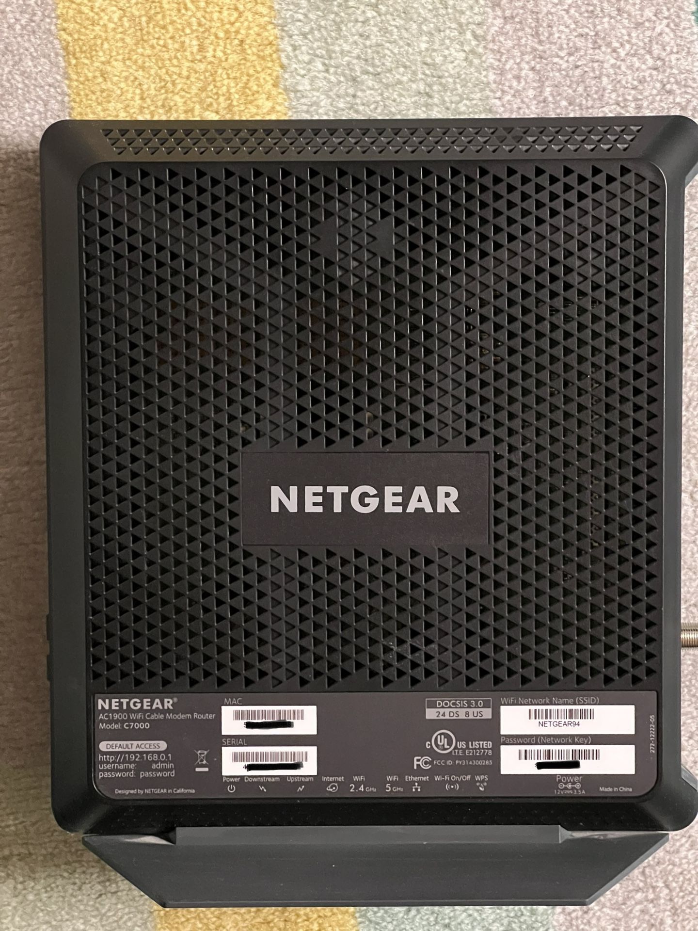 NETGEAR AC1900 Modem Router