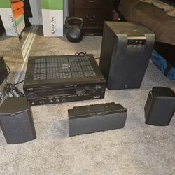 Yamaha Home Sound System With Speakers And Sub