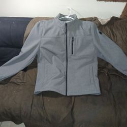 Brand New Calvin Klein Jacket Coat Xl Nice Grey Beige Color $50 . Retail Price 150