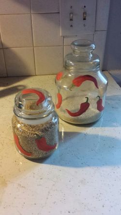 Glass Kitchen Cannister Set