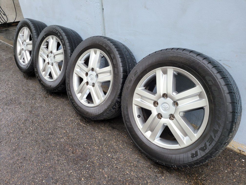 20" Original Toyota Tundra wheels/rims Goodyear tires 