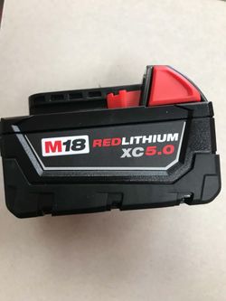 Milwaukee new 5ah battery 18M nuevo