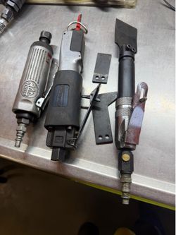 Mechanic's Pneumatic Air Tool Lot (MAC Tools, Blue-Point, Central Pneumatic)