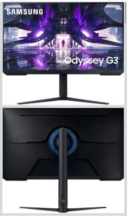 SAMSUNG 32" Odyssey G32A FHD 1ms 165Hz Gaming Monitor with Eye Saver Mode, Free-Sync Premium, Height Adjustable Screen for Gamer Comfort, VESA Mount C