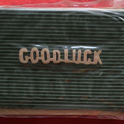 Handmade Greek Good Luck Wooden Card Imported From Greece