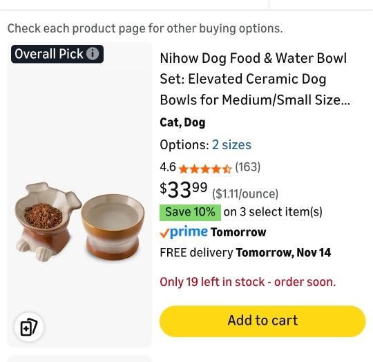 Dog Bowl Set