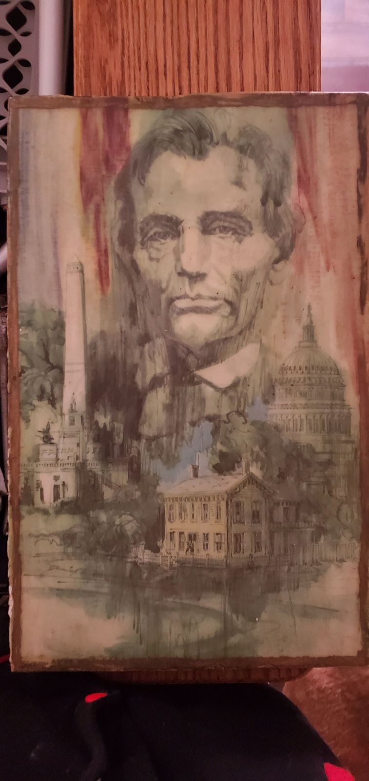 Lithographed Lincoln