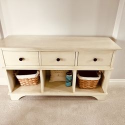 Pottery Barn Wooden Console Table