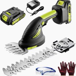 Cordless Hedge Trimmer with Battery and Charger Included