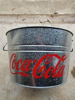 Coca Cola Metal Bucket 