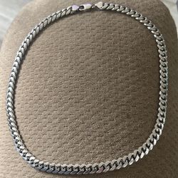Sterling Silver .925 Cuban Chain 11mm 24 Inch 