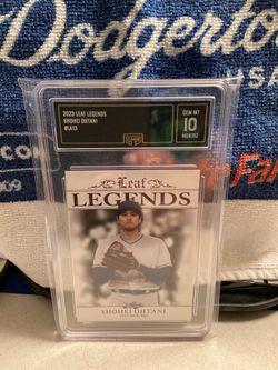 2023 Leaf Legends #LA13 Shohei Ohtani Gen. Mint 10.