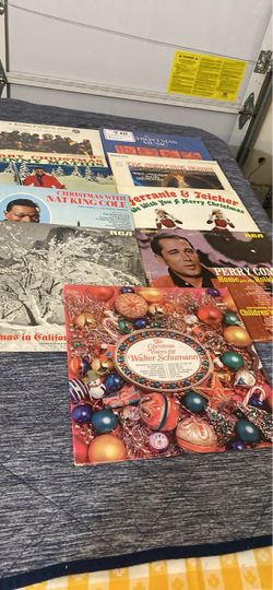 9 Vintage Christmas Vinyl LP Records / All For one Price