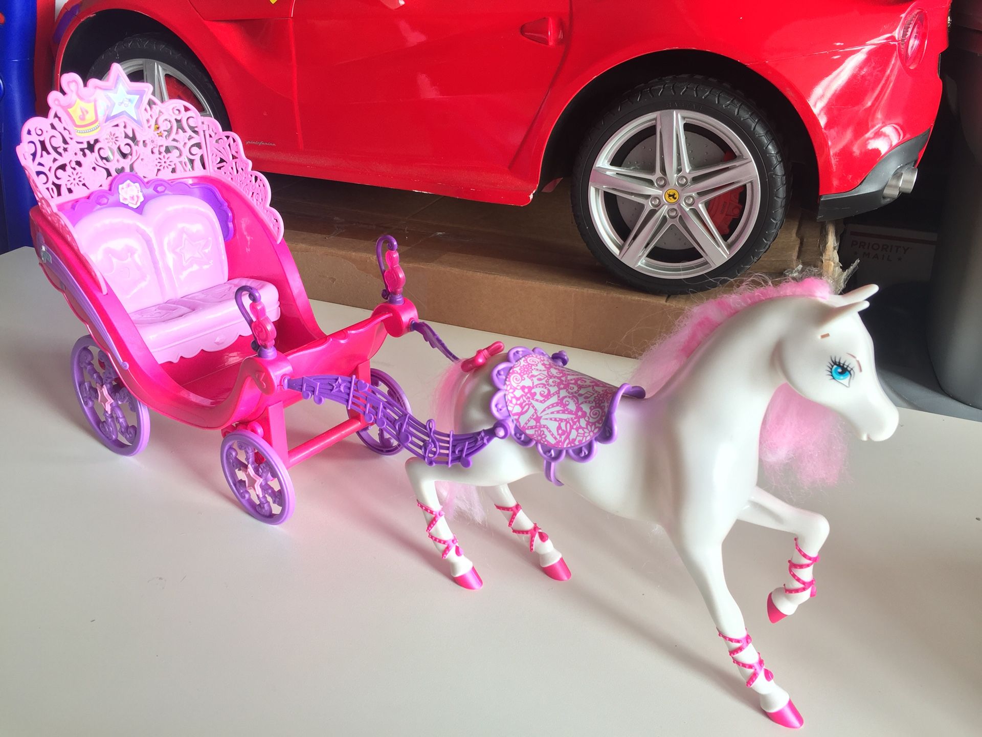 オンライン店舗 大阪 Exclusive Barbie(バービー) The Princess and The Popstar Horse And Ca  コミック、アニメ ENTEIDRICOCAMPANO