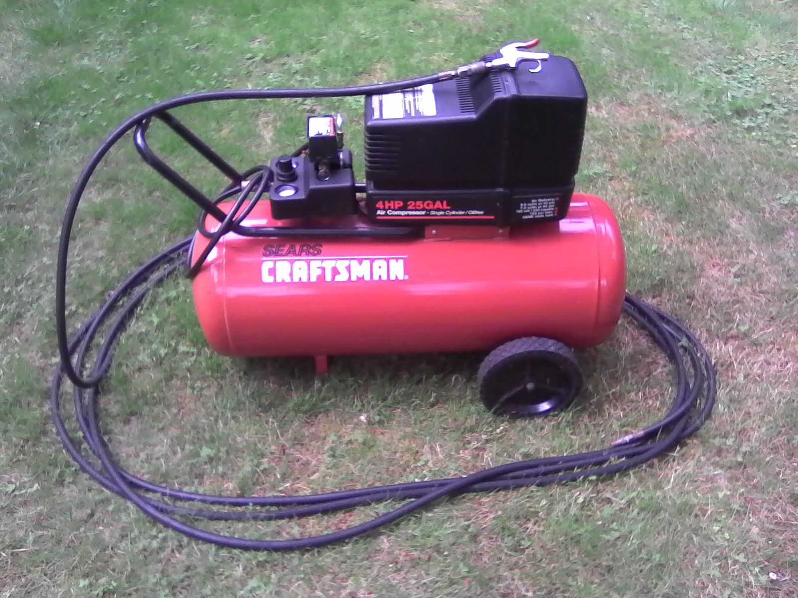 Craftsman Air Compressor, 4hp, 25gal