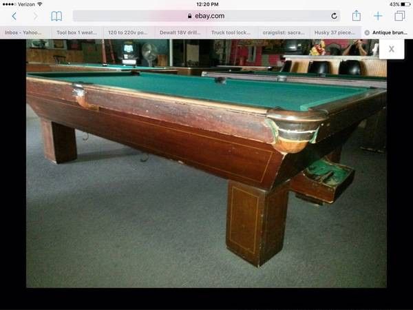 Brunswick Billiard Tables For Sale Ebay >> Antique Brunswick Balke Collender Pool Table For Sale In Sacramento Ca Offerup Brunswick Billiard Tables For Sale Ebay >> Antique Brunswick Balke Collender Pool Table For Sale In Sacramento Ca Offerup