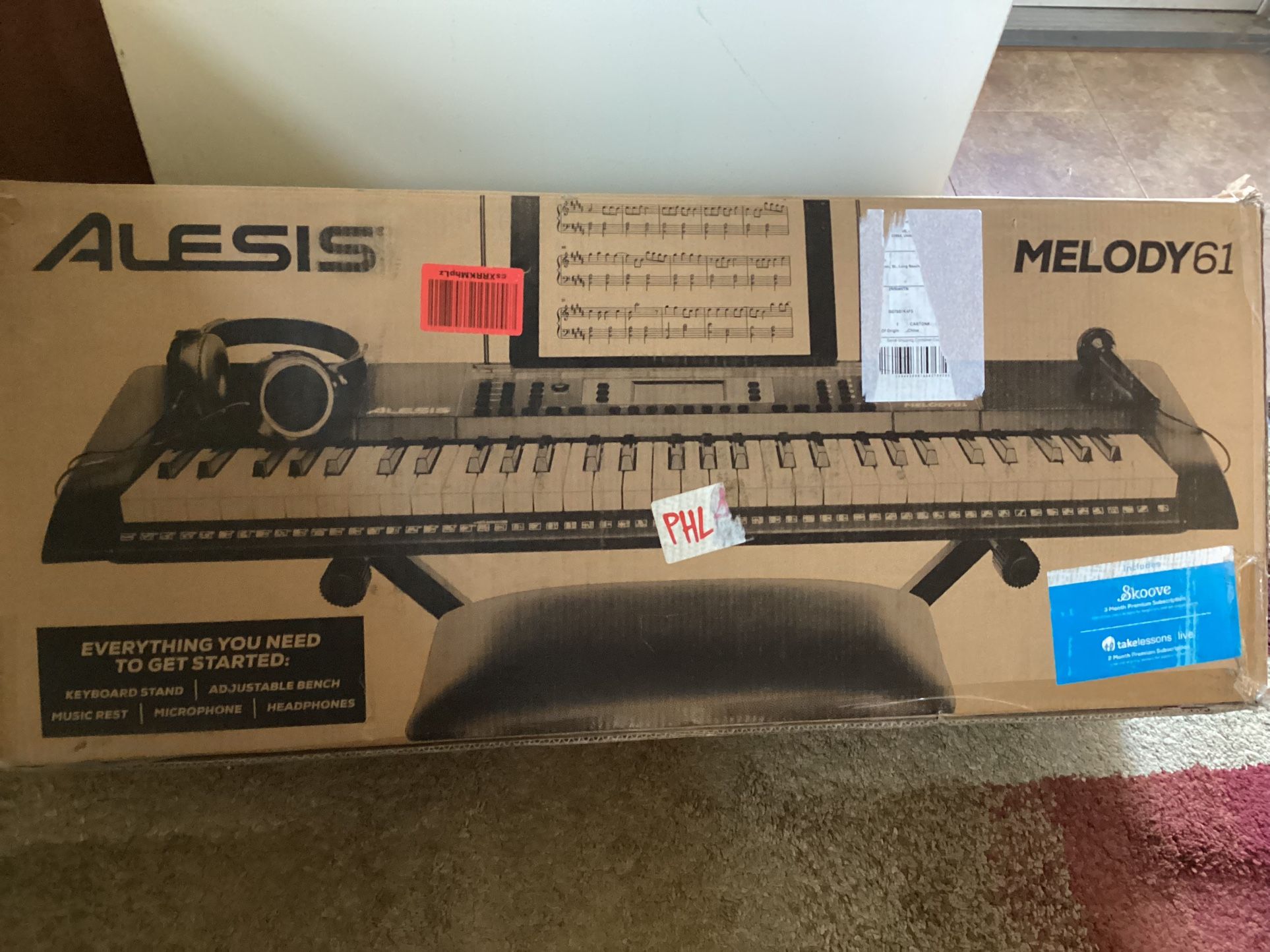 Alesis Pro Quality Complete Keyboard Starter Setup New In The Box