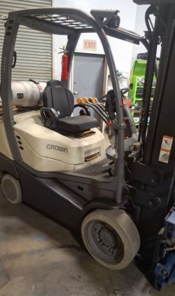 Forklift crown propane