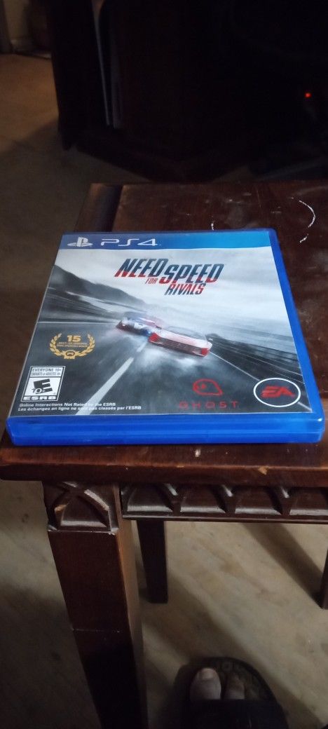 Need For Speed Rivals PS4 Replacement Video Game Case With Booklet