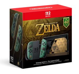 Nintendo Switch 2 –The Legend of Zelda – 40th Anniversary Edition Console + Game