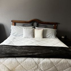 King Size Bed + Mattress