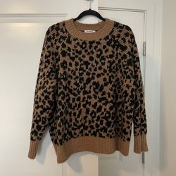 Thick Cheetah Sweater 