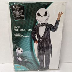 Spirit Halloween The Nightmare Before Christmas Toddler Jack Skellington Costume Officially Licensed  Disney NEW 