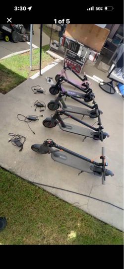 Electric Scooters with Chargers