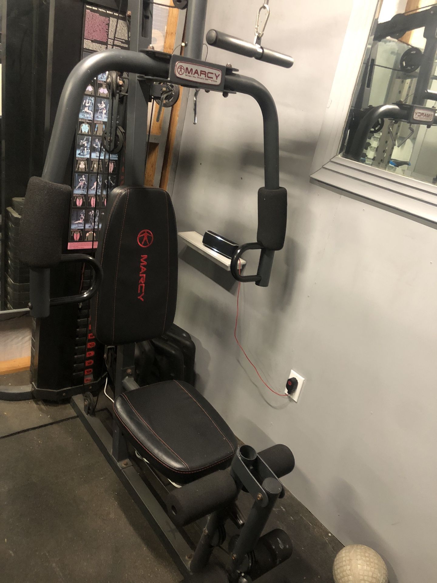 Marcy 150-lb Multifunctional Home Gym Station for Total Body Training