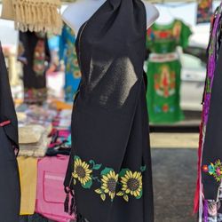 Sunflower Shawl / Rebozo Girasol