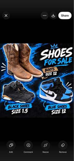 3 Pairs of Shoes for Sale