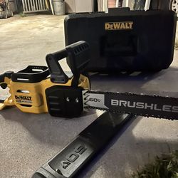 20” Dewalt Chainsaw 60v