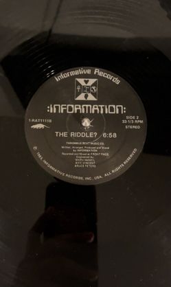 Boogie Funk 12” Information The Riddle Signed!