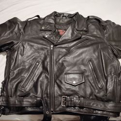 Bike Star bomber leather jacket