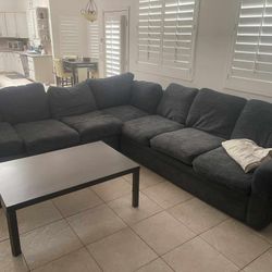 Large Seven Seat Sectional Sofa 