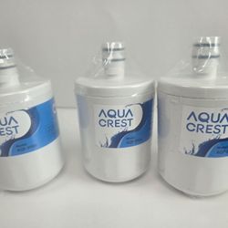 The AQUA CREST AQF-FF05 is a compatible replacement filter for LG refrigerator water filters