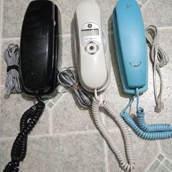 3 Land Line Telephone For Home In Good Condition ,  25. Each 