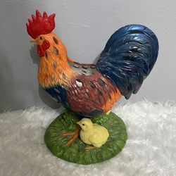 Party Lite Rooster Candle Holder 