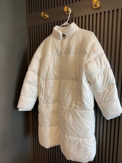 White puffer jacket nova kids size 12