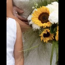 Wedding Dress And Veil