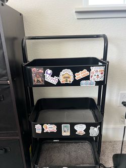 3 tier craft cart
