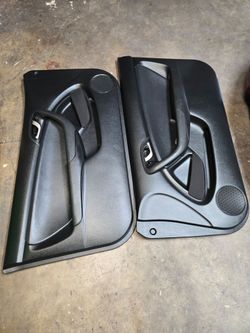Acura rsx type s 03 black door panels both with rear panels Complete clean parts