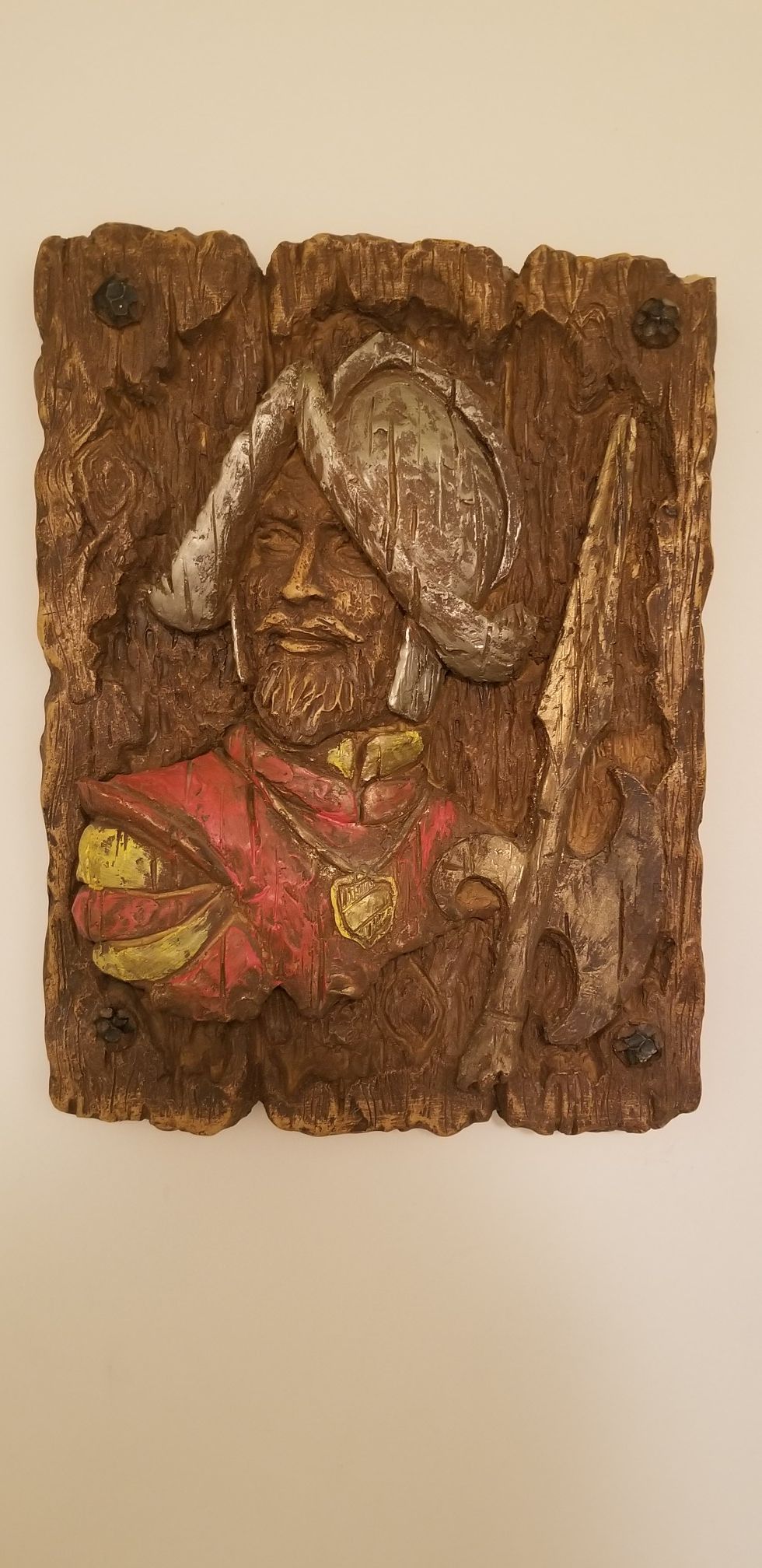 vintage wood carved frame