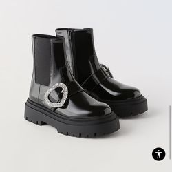 Zara Kids ankle boots. Youth 5