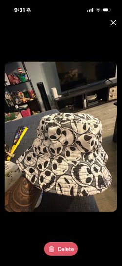 Disney Parks The Nightmare Before Christmas Jack Skellington Bucket Hat Adult