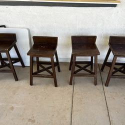Wood Bar Stools 