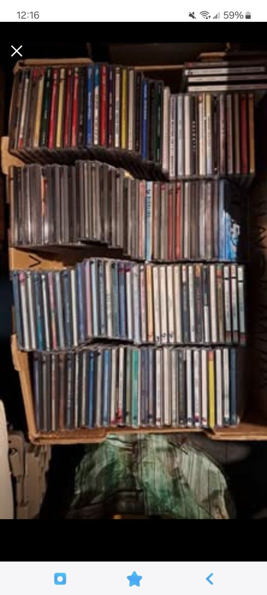 1200 plus CDs mixed genre or best offer