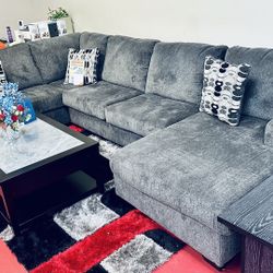 🔥Brand New Fabric Sectional Sofa 🔥Only $49 Today And Pay Later With Or Without Credi🔥