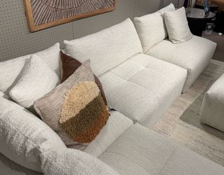 Sofa plus Ottoman 74” wide
