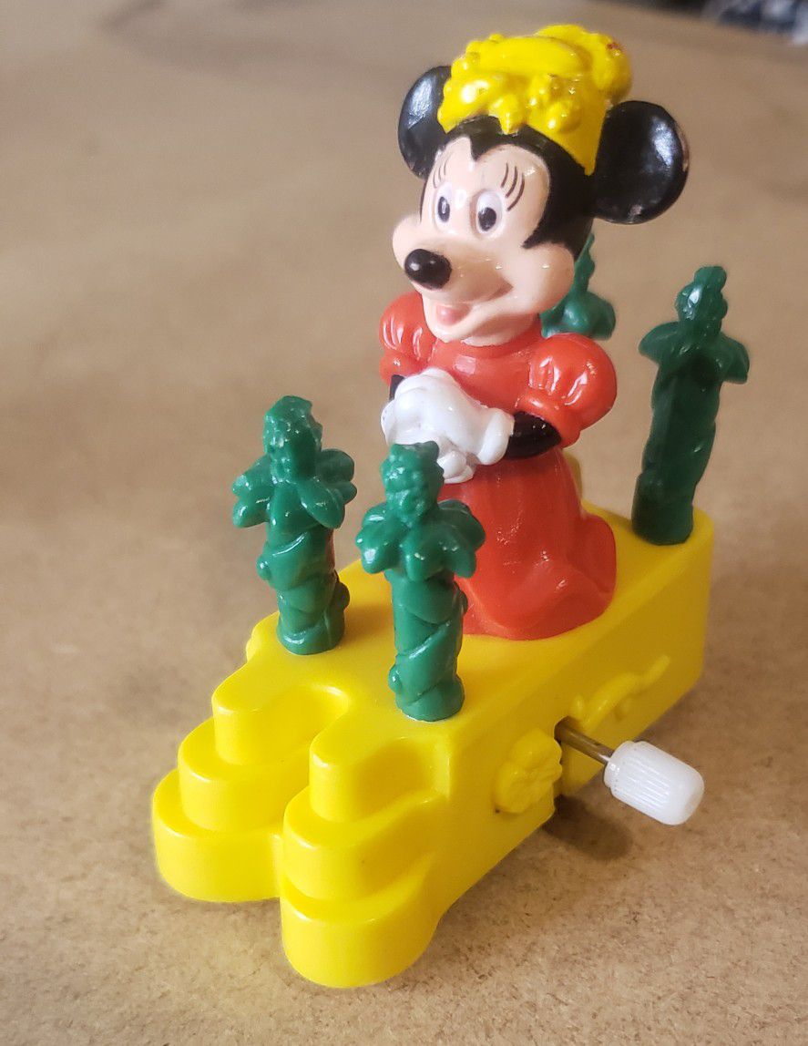 Vintage Minnie Mouse Wind Up Toy